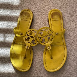 Tory Burch Yellow Miller Sandal